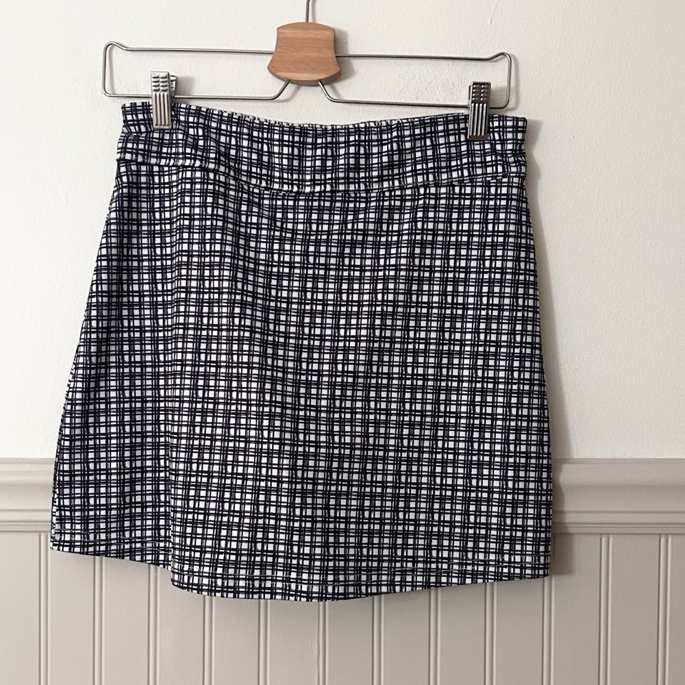 ⛳️ Golf Tournament Collection Small Black White Checkered Women's Skort